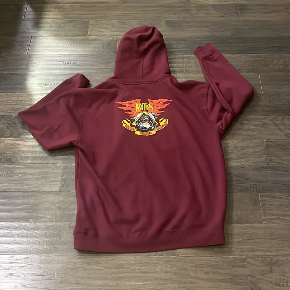Natas Santa Monica Airlines Santa Cruz Hoodie Sweatshirt Sweat jacket Mens XXL